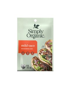 Simply Organic Mild Taco Seasoning Mix 1.00 oz.