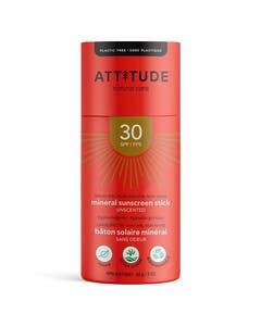 Attitude Sunscreen Stick SPF30 Unscented 3oz