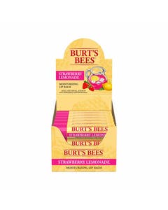 Burts Bees Strawberry Lemonade Lip Balm Display 12 (0.15 oz.) tubes