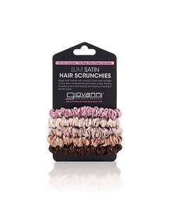 Giovanni Satin Slim Hair Scrunchies 5 pack