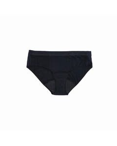 Saalt Volcanic Black M Cotton Brief Period Underwear