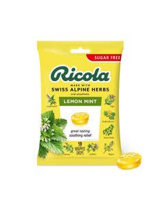 Ricola Lemon Mint Sugar Free Cough Drops 19 count