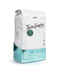 Twin Engine Coffee Organic Estate Breakfast Whole Bean Coffee 14 oz.
