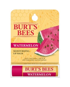 Burt's Bees Watermelon Lip Balm 0.15 oz. tube in blister box