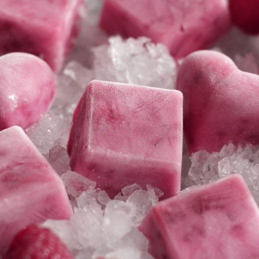 Frozen Raspberry Vanilla Yogurt Bites Frozen Raspberry Vanilla Yogurt Bites