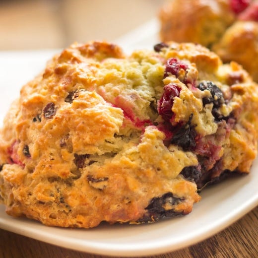 Maple Cranberry Almond Scones Maple Cranberry Almond Scones